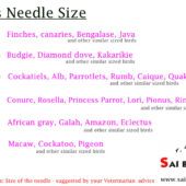 Needle size chat copy